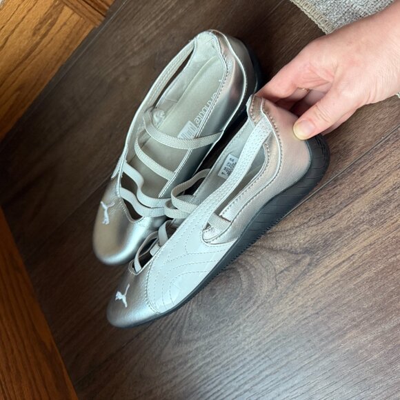 PUMA Speedcat Ballet Metallic Silver Women's - Picture 3 of 6